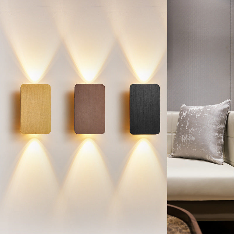 Norelin Lampa Ścienna Minimalistyczna Prostokątna Wewnętrzna