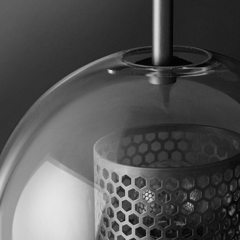 Seniq Industrialna Elegancka Szklana Lampa Ścienna
