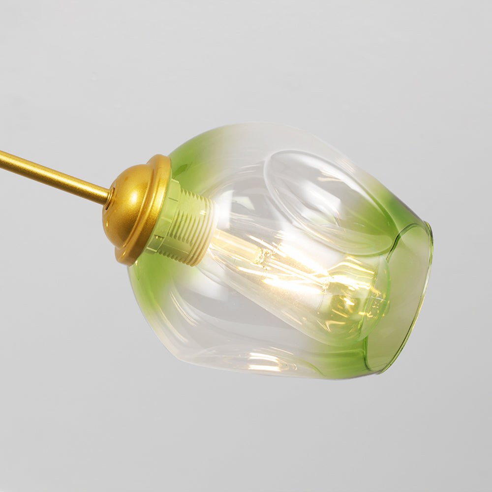 Zerin Nordycka Nowoczesna Szklana Lampa Wisząca z Przezroczystymi Bańkami