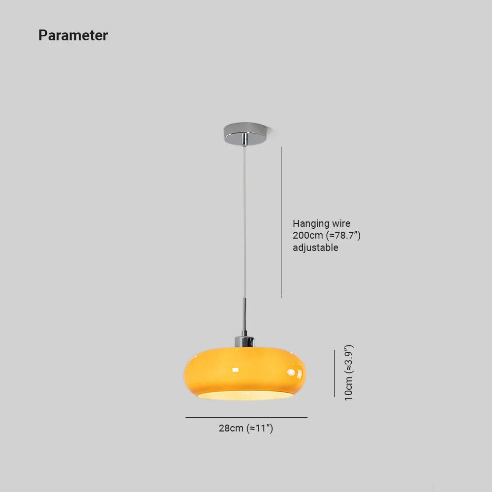 Reniva Lampa Wisząca Szklana Nowoczesna