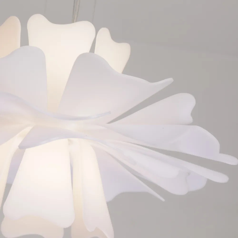 Eldor Elegancka Lampa Wisząca Kwiat Biała