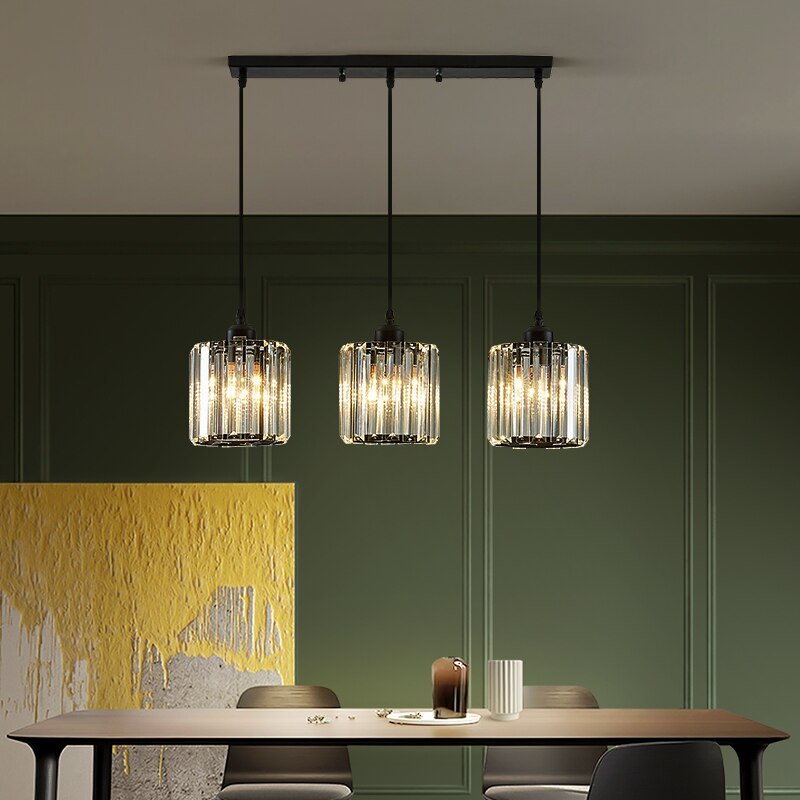 Lampa Wisząca Maruvo Nowoczesna Klastrowa Cylindryczne Szkło