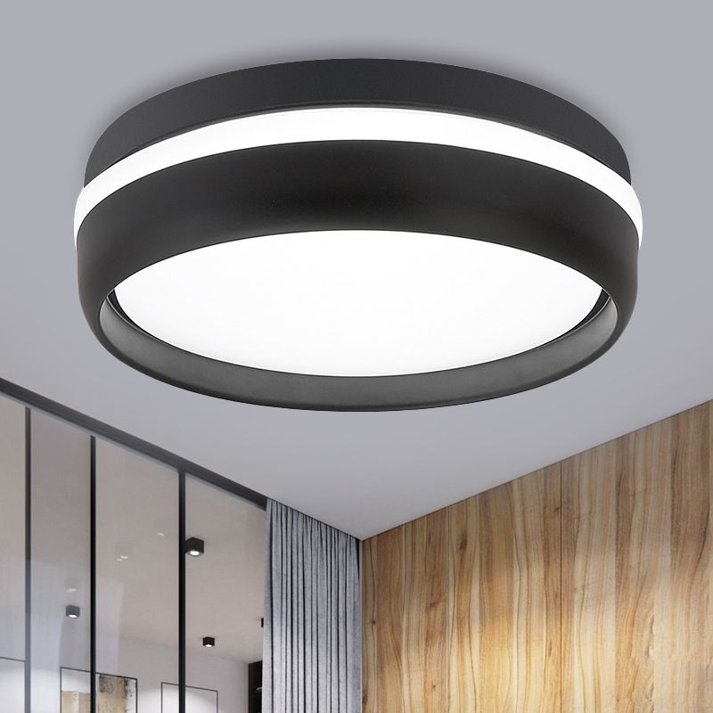 Lampa sufitowa Lenior Czarna Okrągła