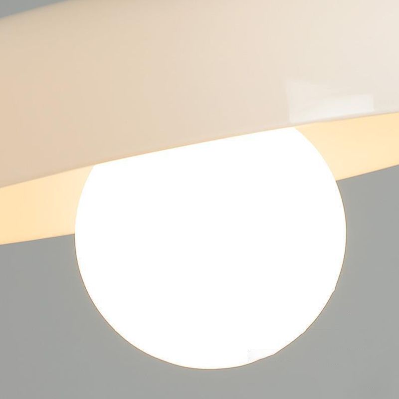 Lampa Sufitowa Solven ze Szklanym Kloszem w Kształcie Bębna