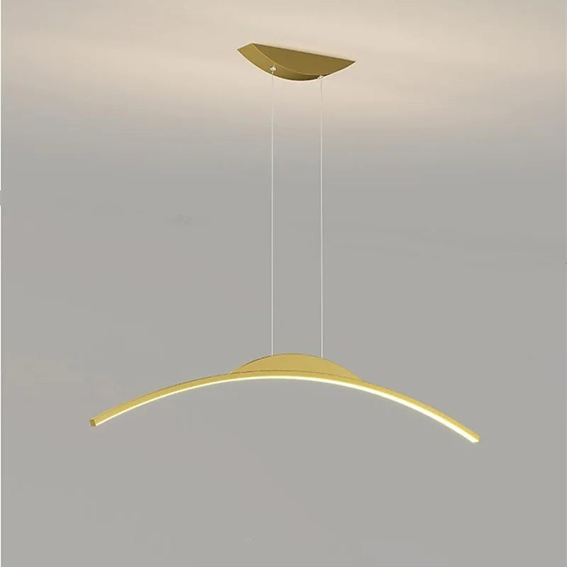 Xeli Minimalistyczna Liniowa Lampa Wisząca ze Zdalnym Sterowaniem