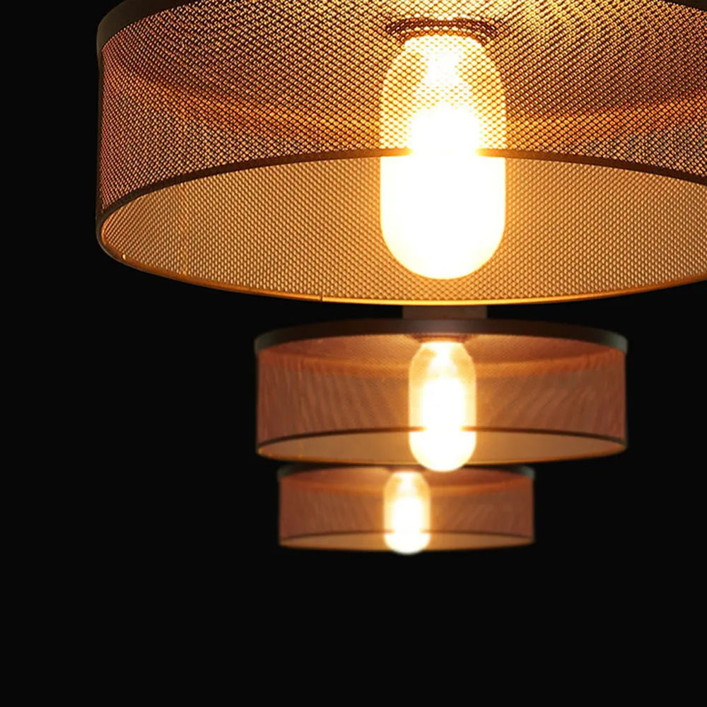 Vireth Lampa Wisząca Industrialna Cylindryczna Cementowa