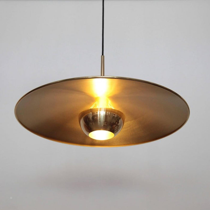 Minimalistyczna lampa wisząca Kiren, złota