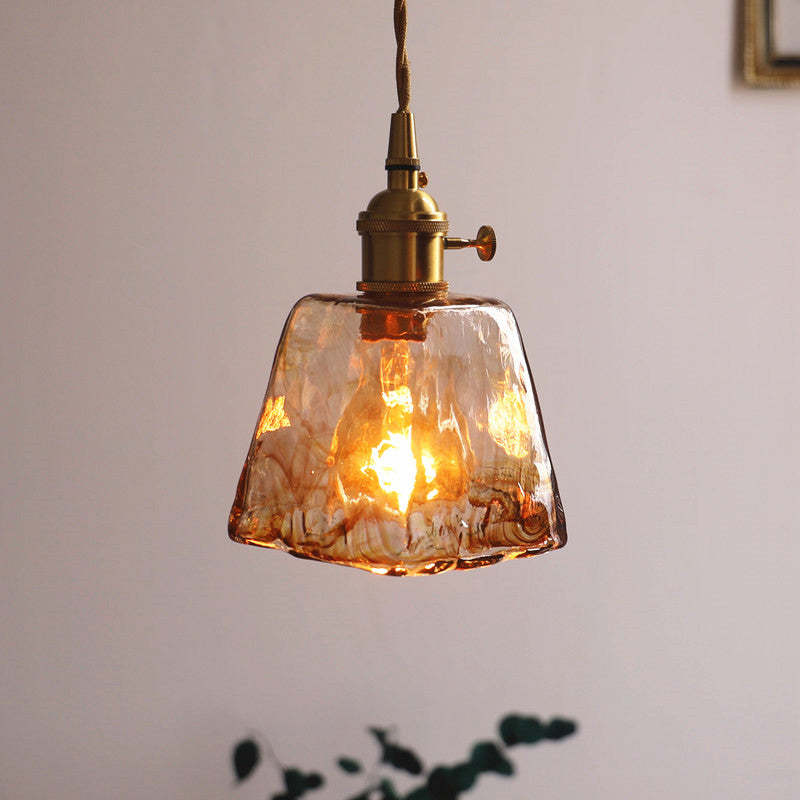 Lampa wisząca Evin Szkło&Mosiądz