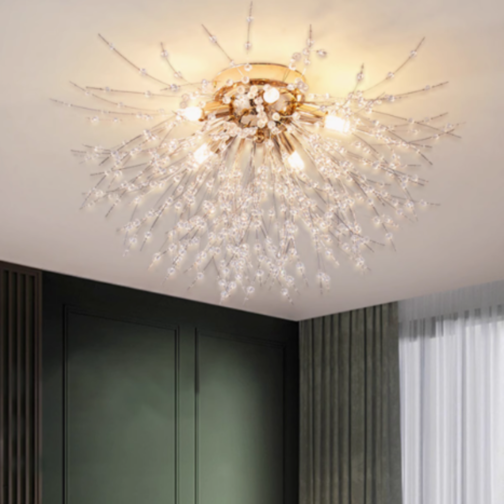 Lirex Vintage Lampa Wisząca Mlecz Fajerwerki
