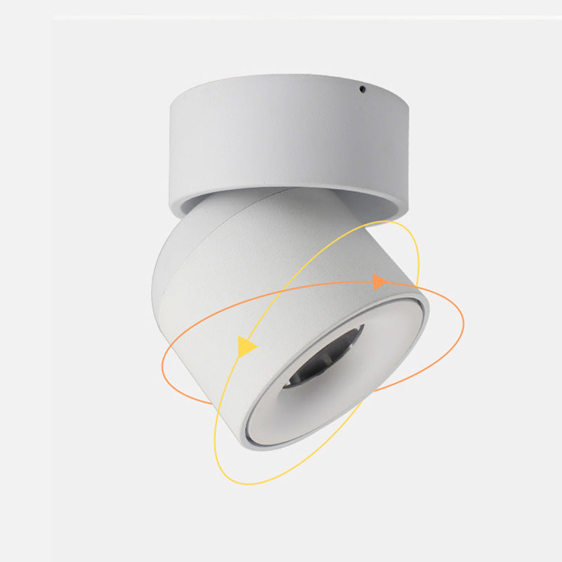 Lurix Spot Nowoczesna Lampa Sufitowa LED Natynkowa, Czarny/Biały