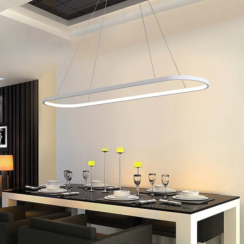 Avenor Minimalistyczna Owalna Lampa Wisząca Wewnętrzna