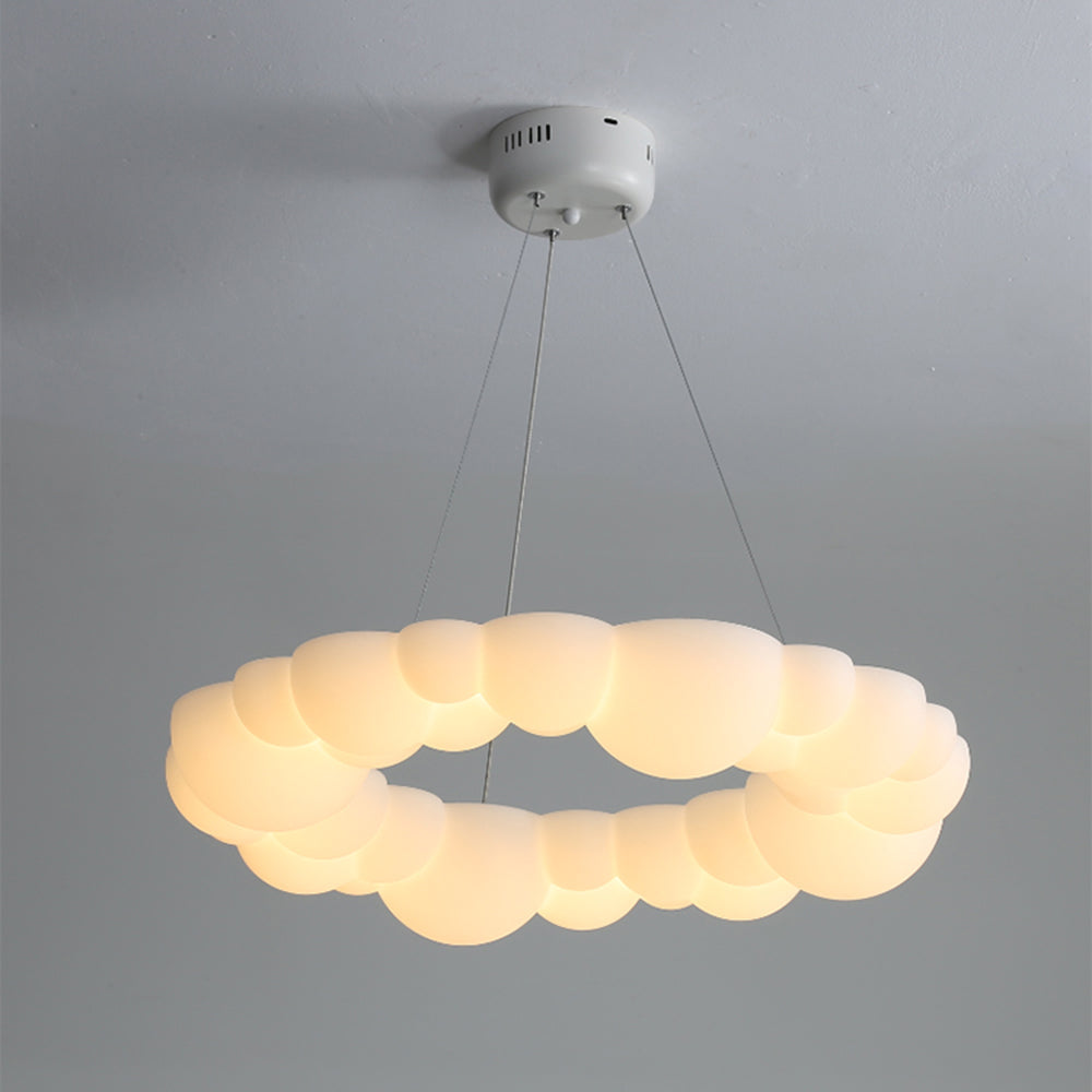 Lampa wisząca i sufitowa Keli, ściemniana pilotem