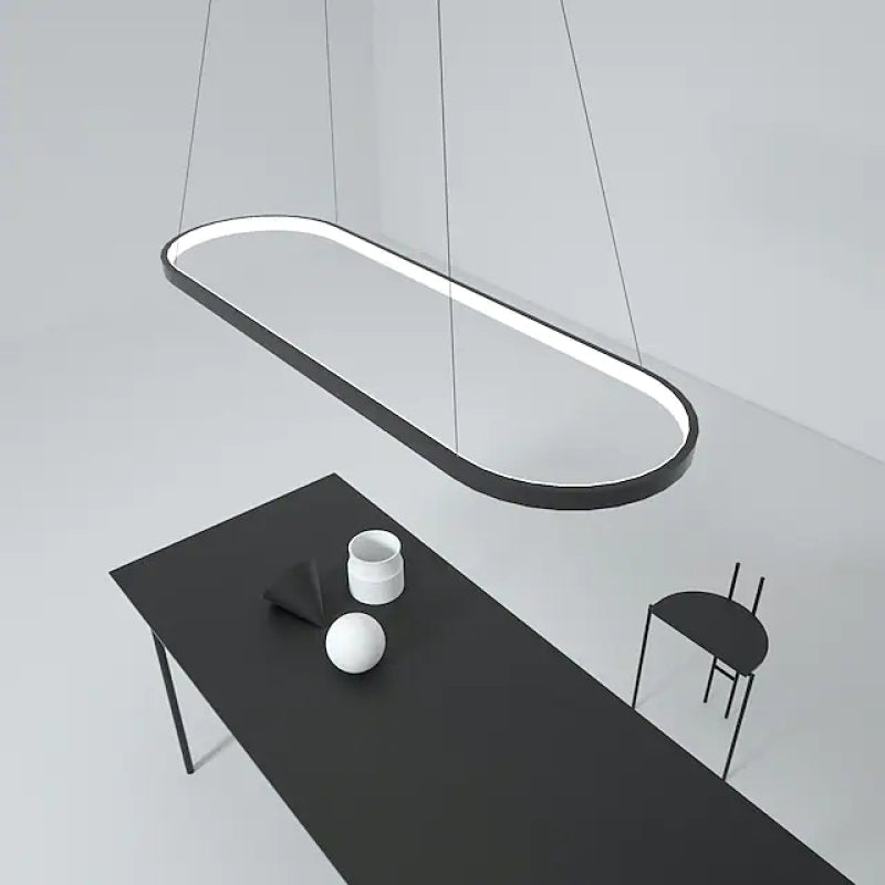 Avenor Minimalistyczna Owalna Lampa Wisząca Wewnętrzna