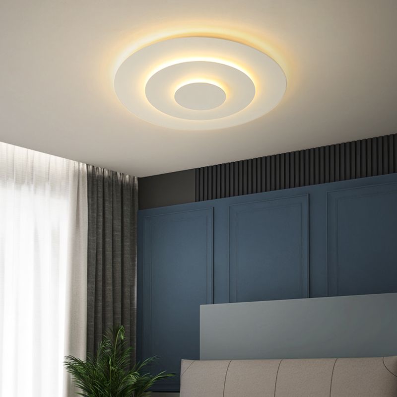 Lampa Sufitowa Marvion Biała Kwiatowa Nowoczesna