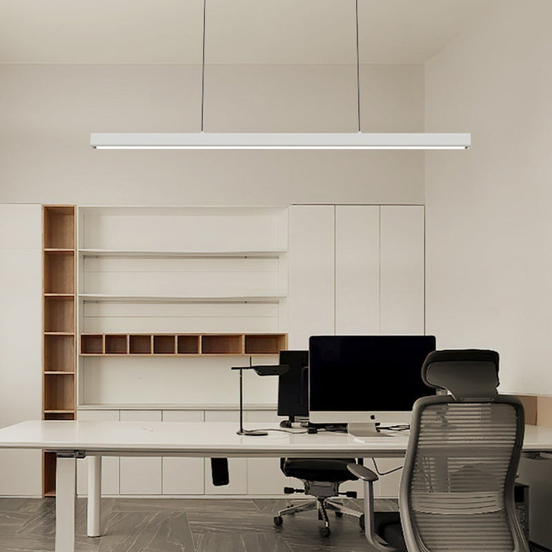 Eron Minimalistyczna Klasyczna Czarno-Biała Liniowa Lampa Wisząca