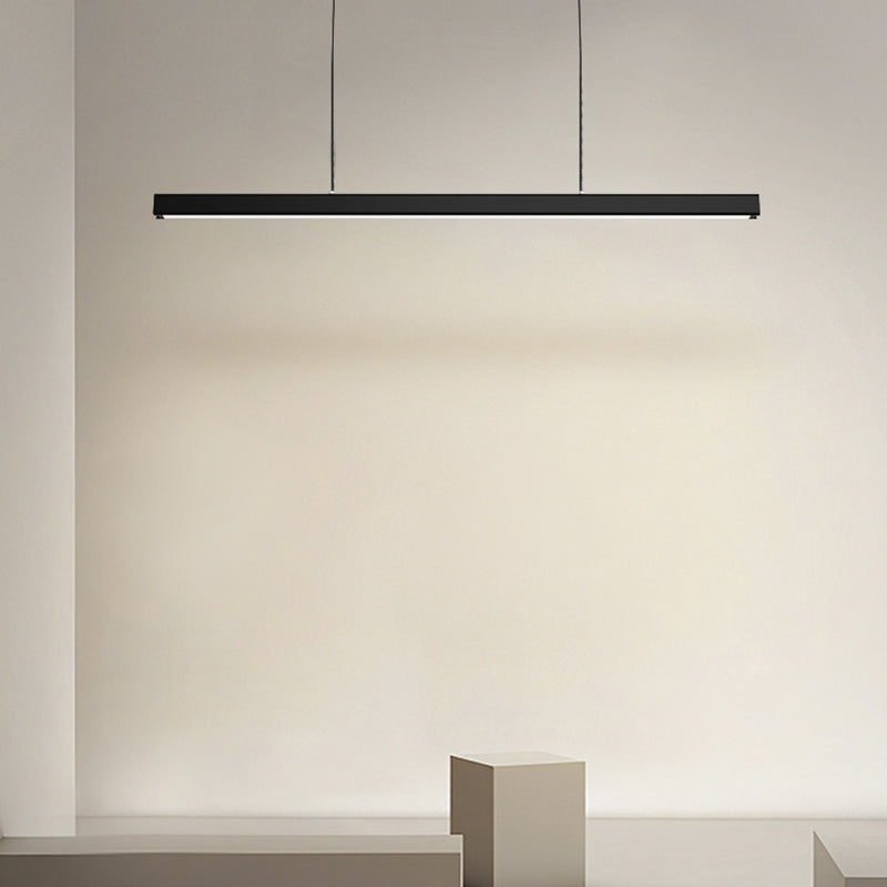 Eron Minimalistyczna Klasyczna Czarno-Biała Liniowa Lampa Wisząca