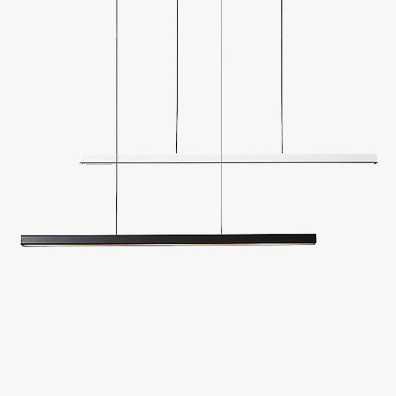 Eron Minimalistyczna Klasyczna Czarno-Biała Liniowa Lampa Wisząca