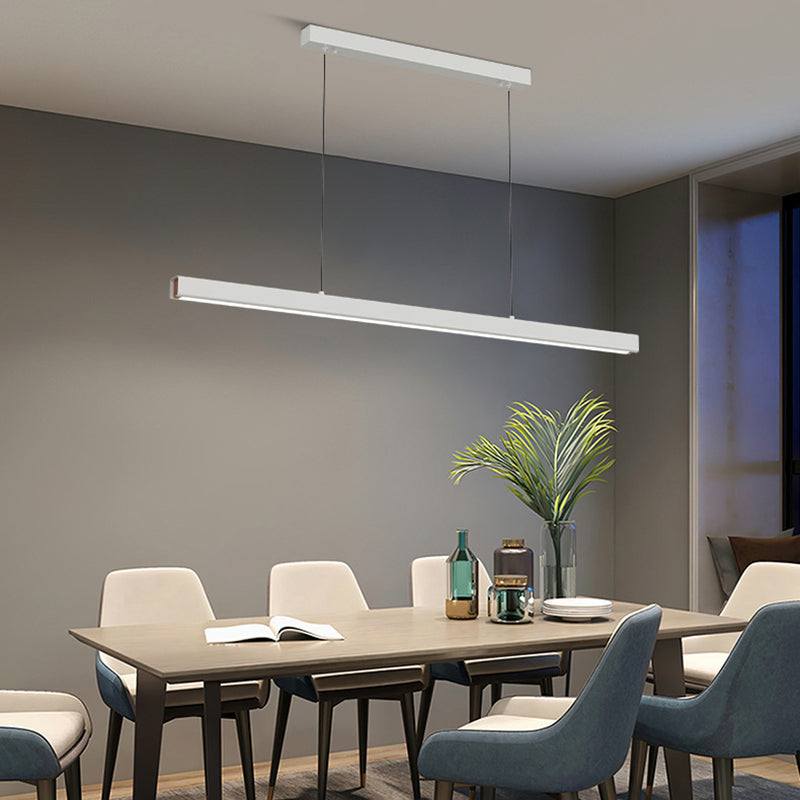 Eron Minimalistyczna Klasyczna Czarno-Biała Liniowa Lampa Wisząca