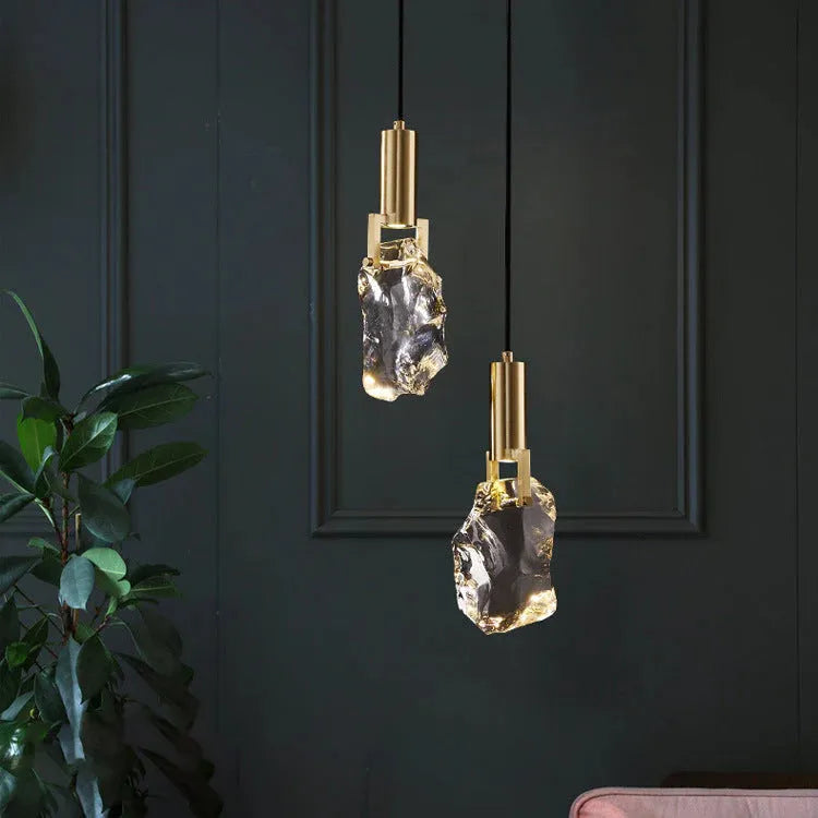 Lampa wisząca Elquin Kryształowa Cylindryczna