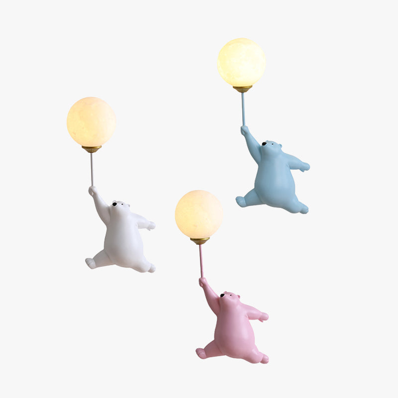 Lampa ścienna Dio Miś Balon