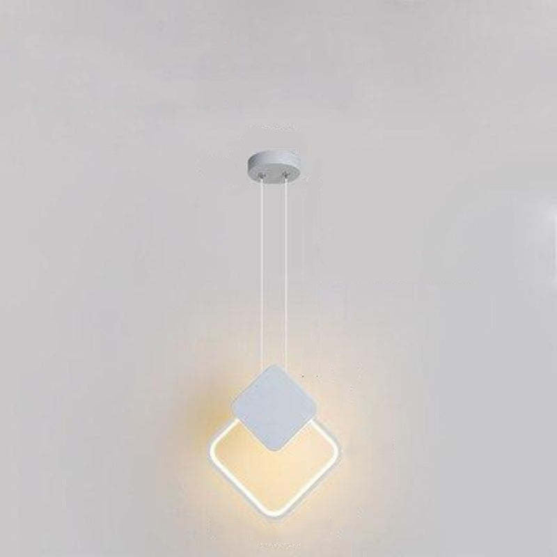Kori Nowoczesna Lampa Wisząca LED Czarno/Biała do Salonu