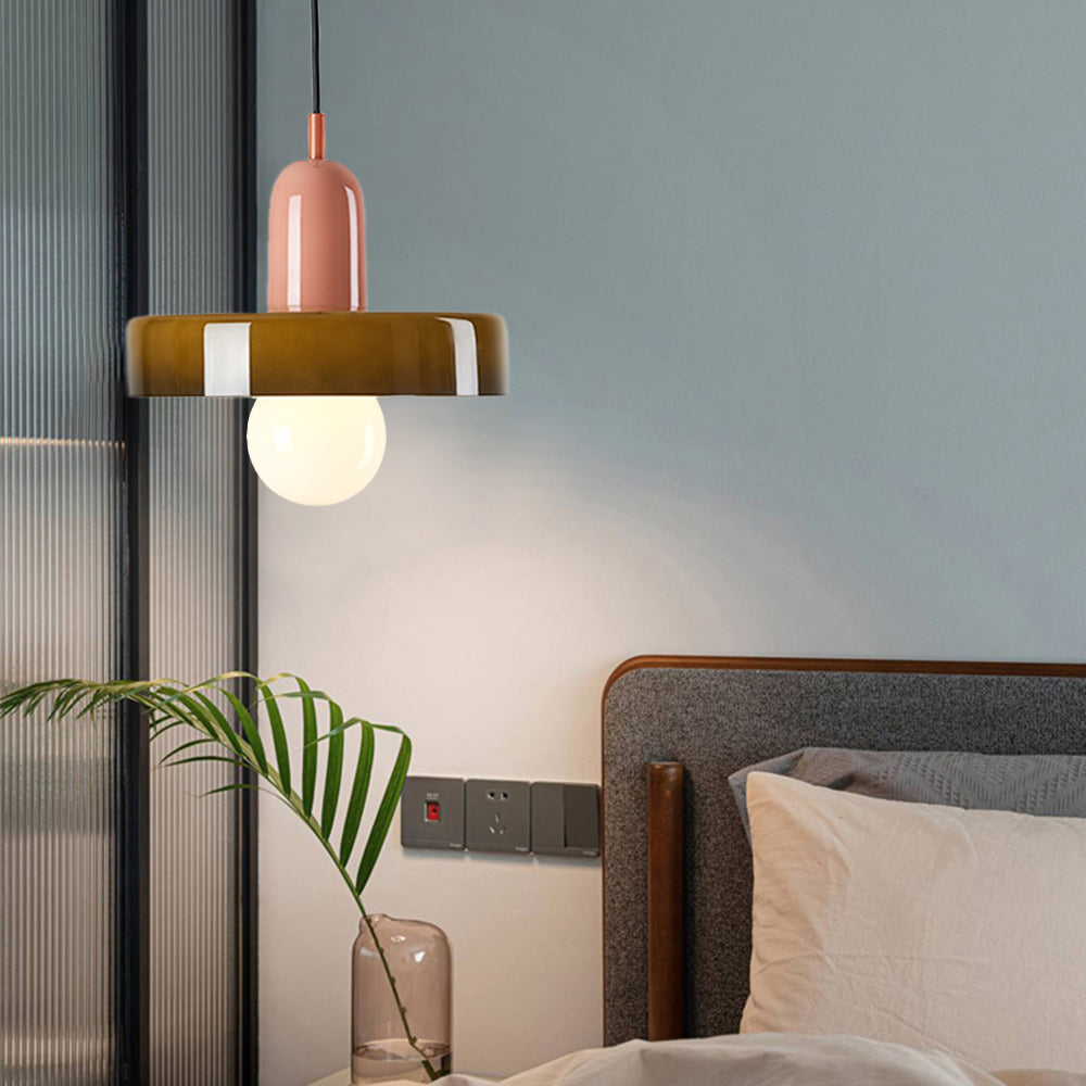 Lampa Wisząca Cavien Vintage Szklana