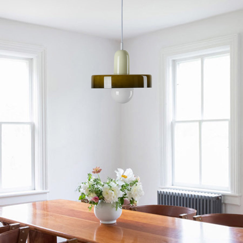 Lampa Wisząca Cavien Vintage Szklana
