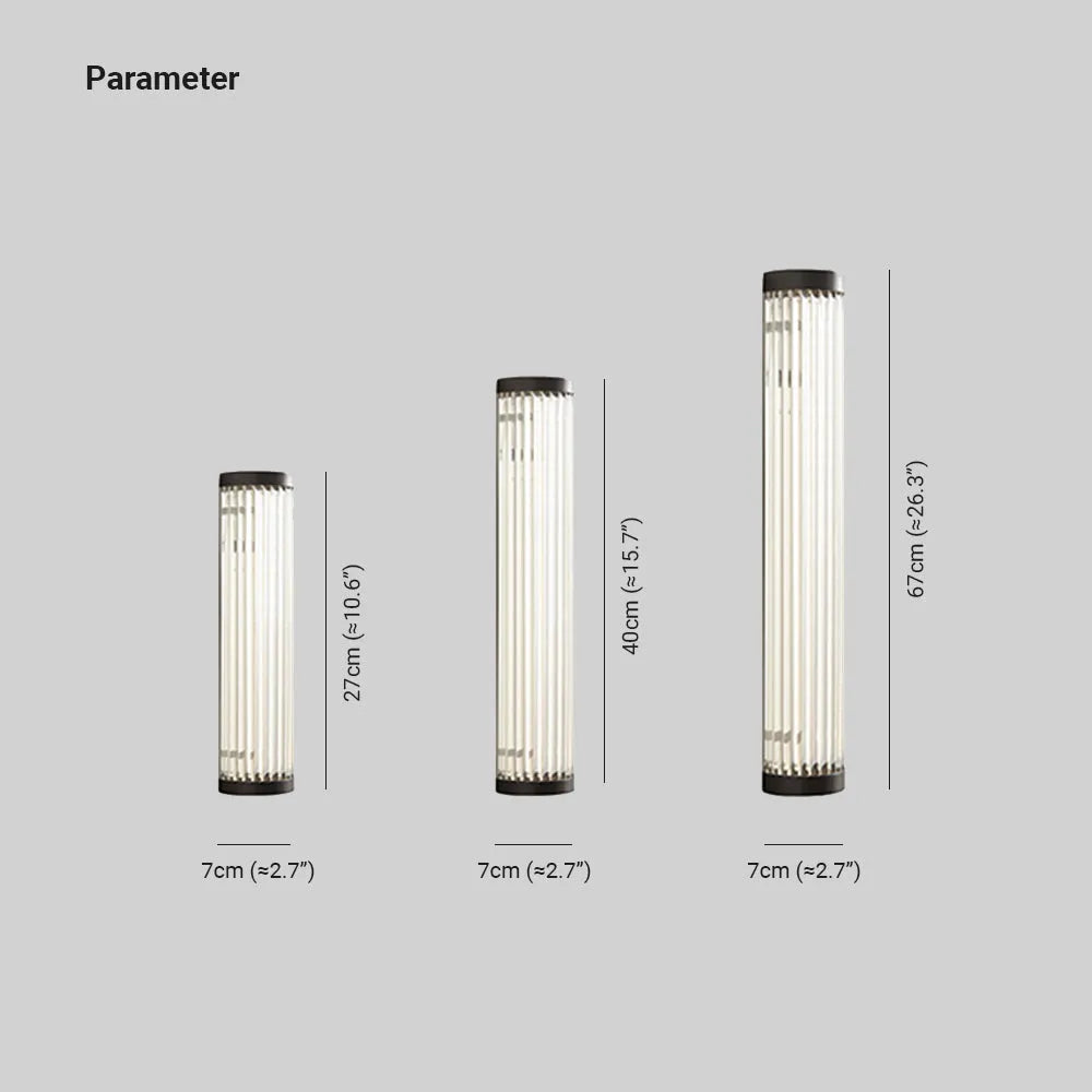 Lampa ścienna Seluno Nowoczesna Półcylindryczna Zewnętrzna Czarna