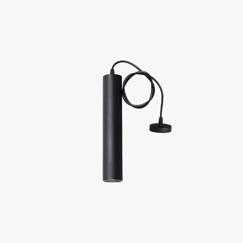 Lampa Wisząca Solira Nowoczesna Cylindryczna Liniowa Czarna