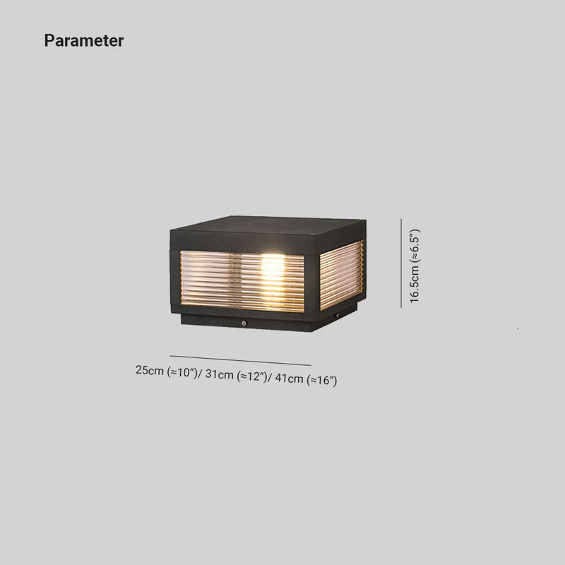 Słupek oświetleniowy zewnętrzny Lenorae Vintage LED