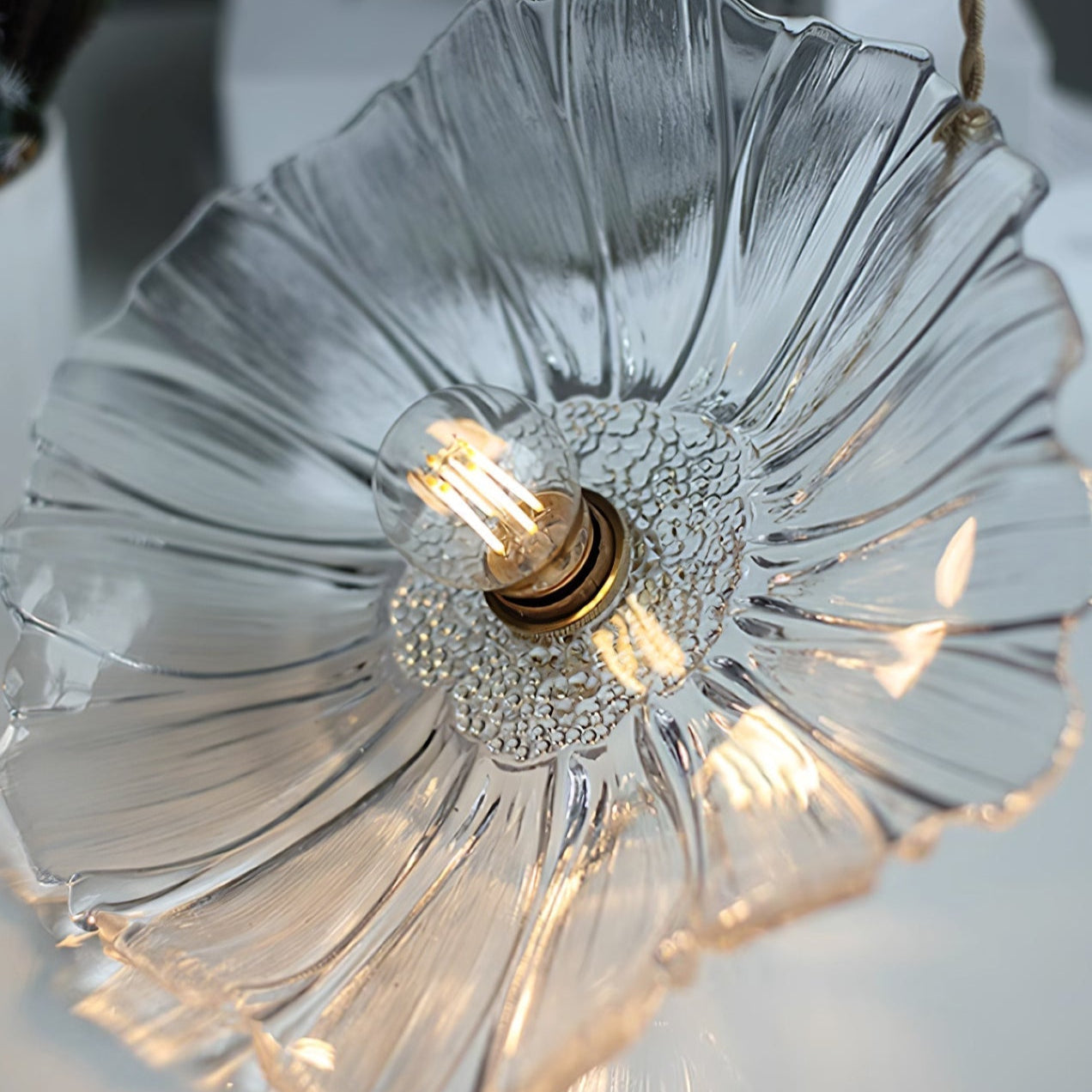 Lampa Sufitowa/Wisząca Lavor Flower ze Szkła
