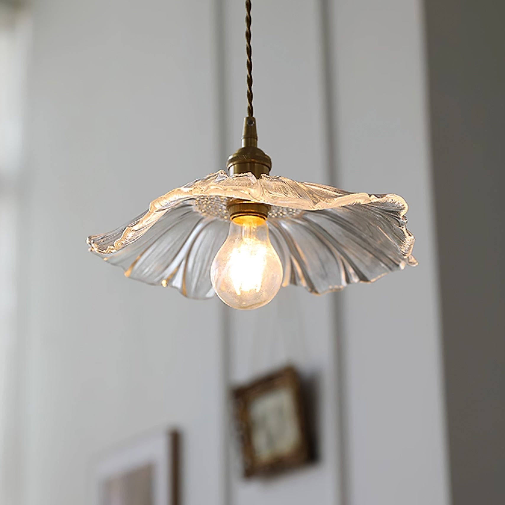 Lampa Sufitowa/Wisząca Lavor Flower ze Szkła