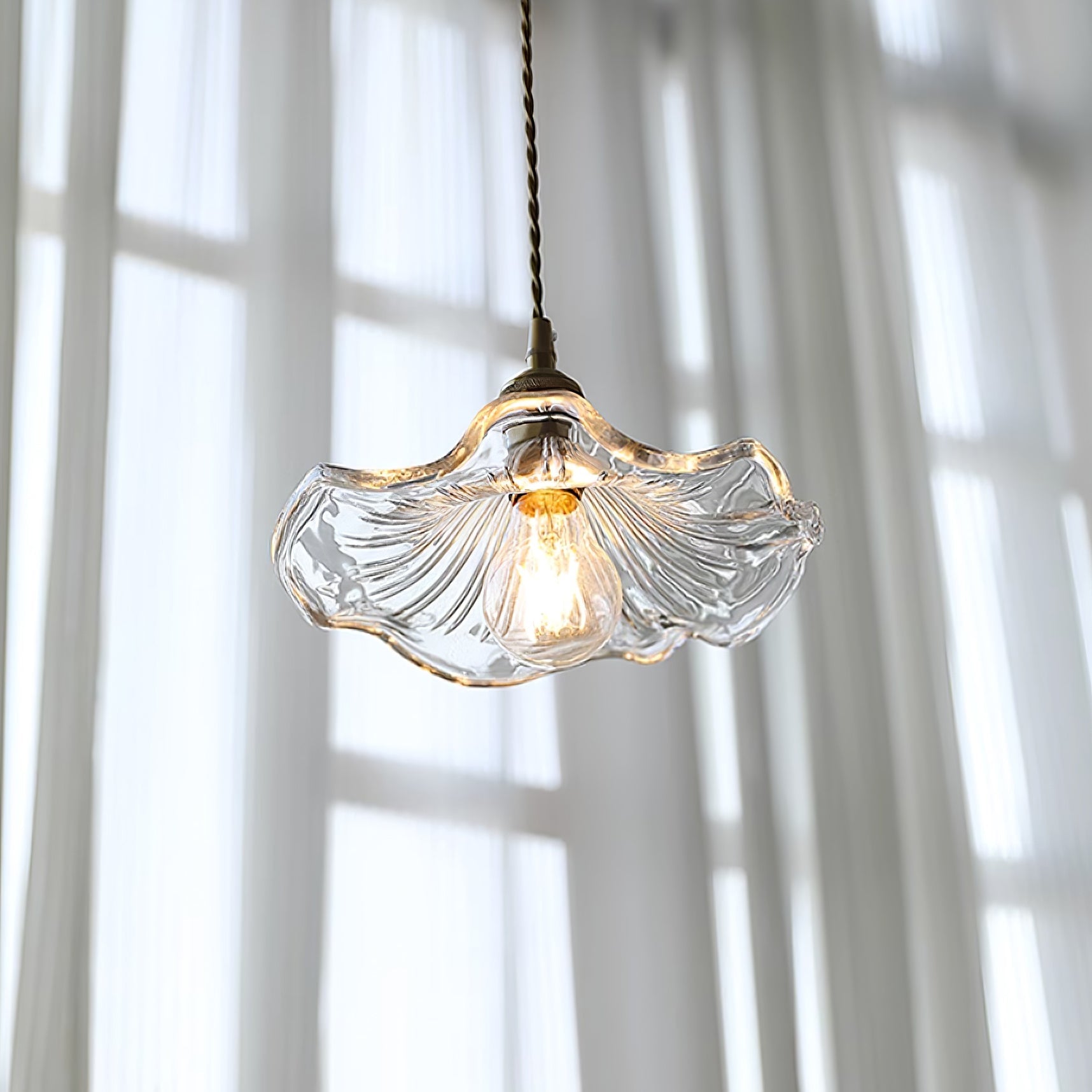 Lampa Sufitowa/Wisząca Lavor Flower ze Szkła