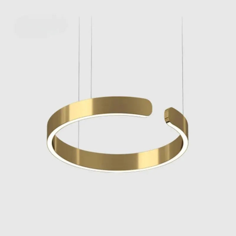 Lampa Wisząca Soriel Luksusowy Minimalistyczny Pierścień LED