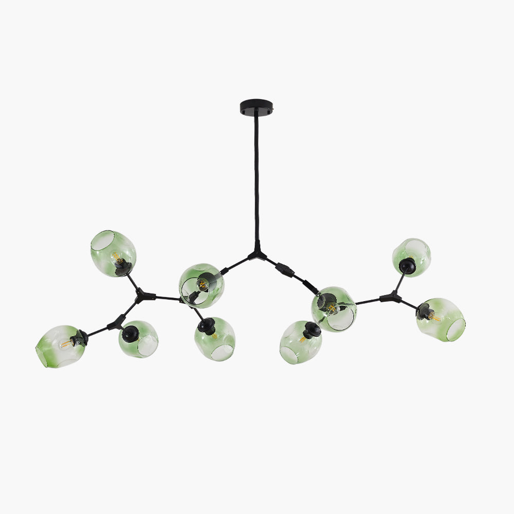 Zerin Nordycka Nowoczesna Szklana Lampa Wisząca z Przezroczystymi Bańkami