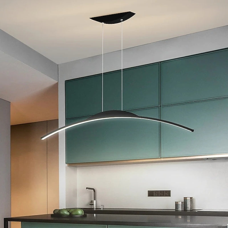 Xeli Minimalistyczna Liniowa Lampa Wisząca ze Zdalnym Sterowaniem