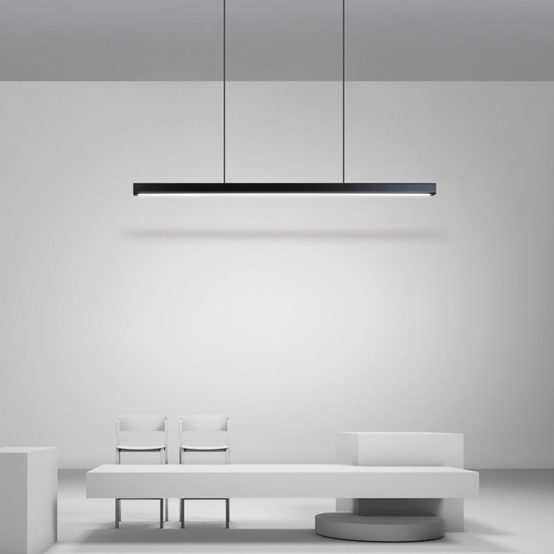 Eron Minimalistyczna Klasyczna Czarno-Biała Liniowa Lampa Wisząca
