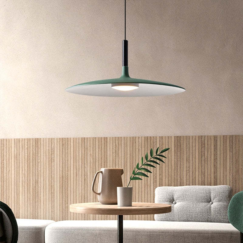 Fjorn Lampa Wisząca, Nowoczesny Design w Kształcie Talerza