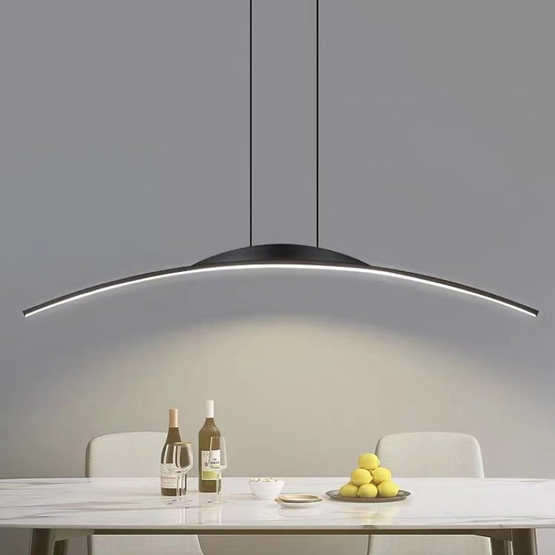 Xeli Minimalistyczna Liniowa Lampa Wisząca ze Zdalnym Sterowaniem