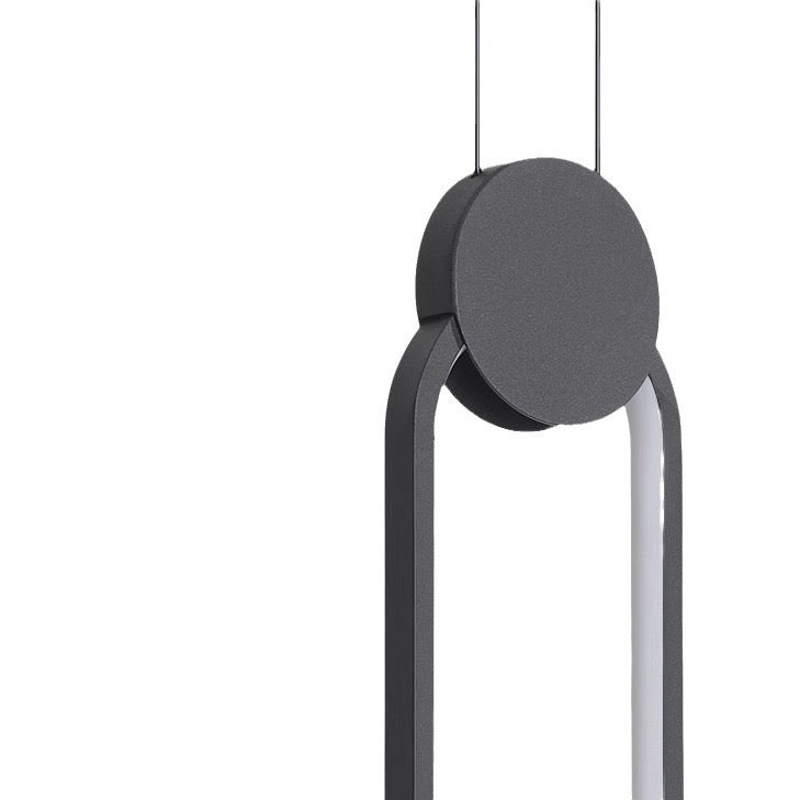 Kori Nowoczesna Lampa Wisząca LED Czarno/Biała do Salonu