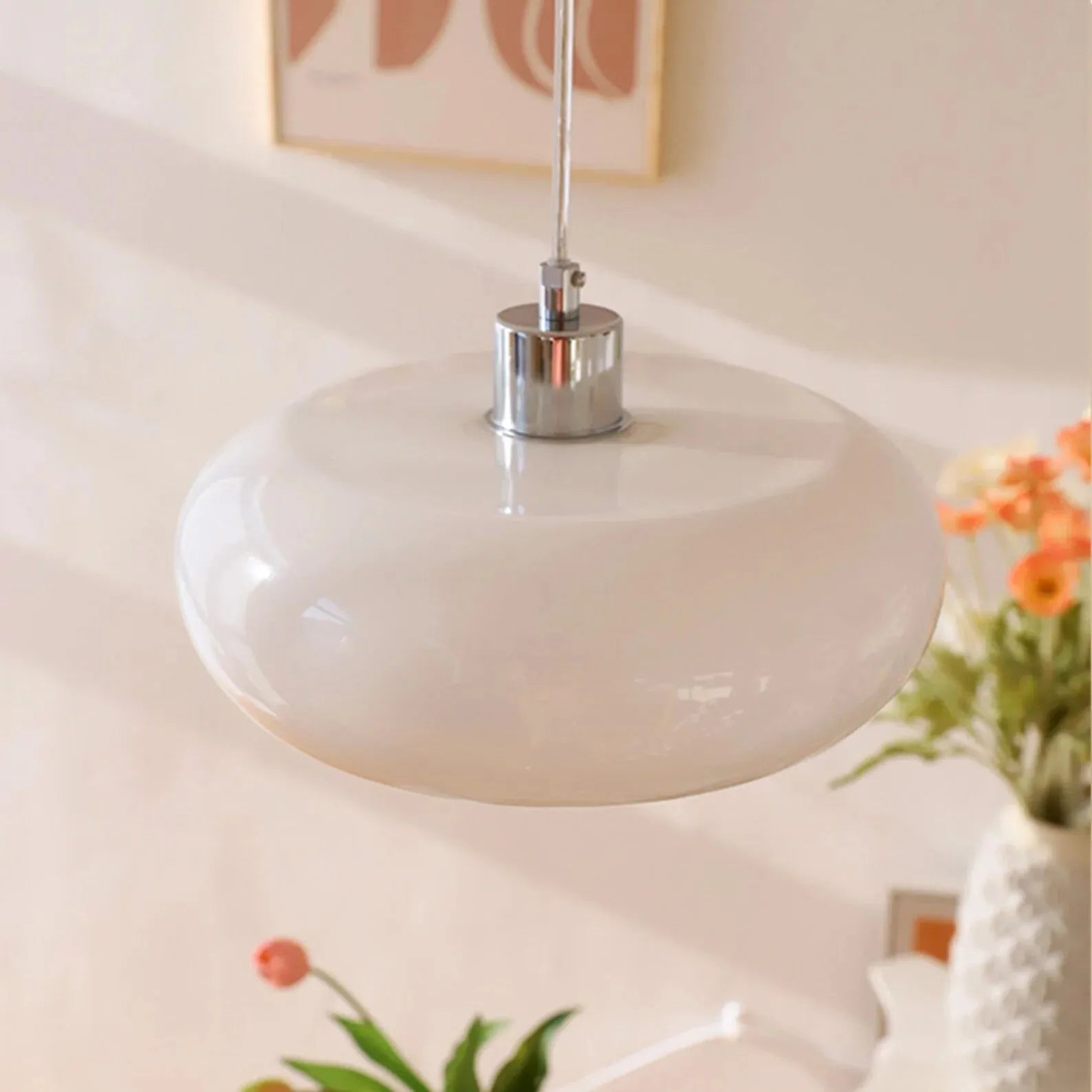 Reniva Lampa Wisząca Szklana Nowoczesna