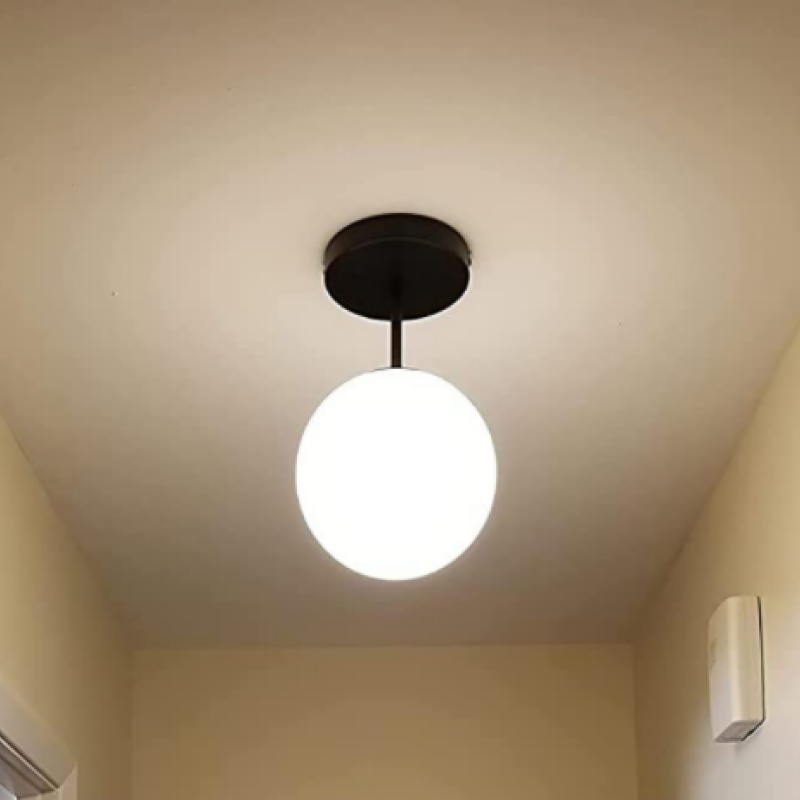 Malvo Półprzysufitowa Lampa Sufitowa Szklana