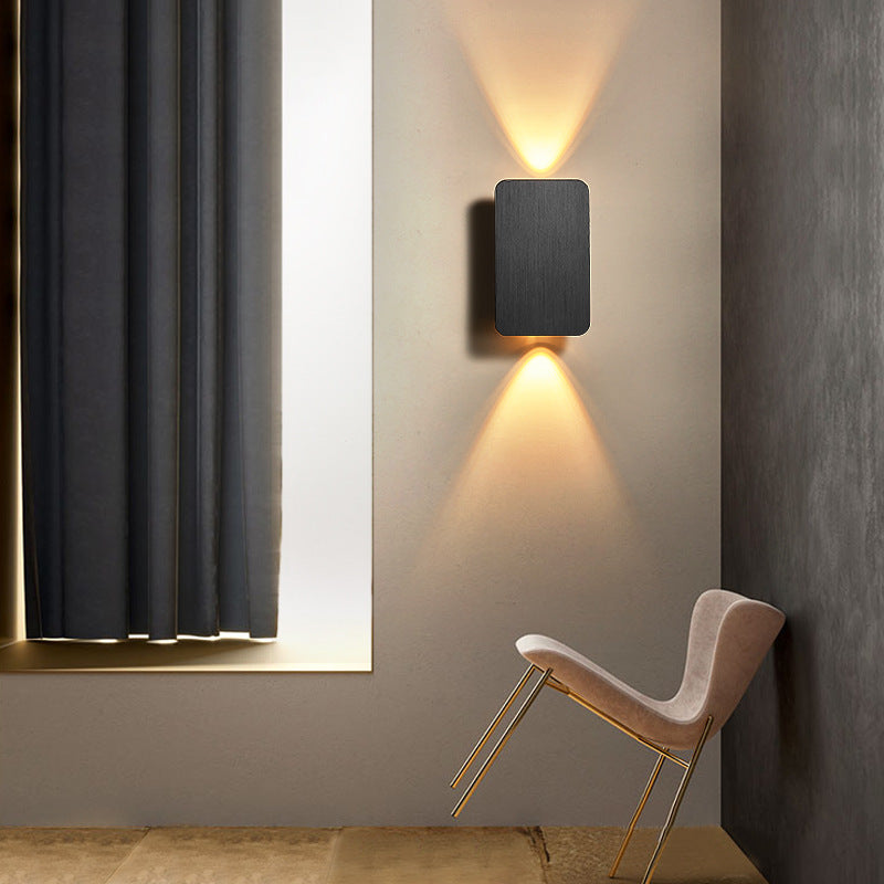 Norelin Lampa Ścienna Minimalistyczna Prostokątna Wewnętrzna