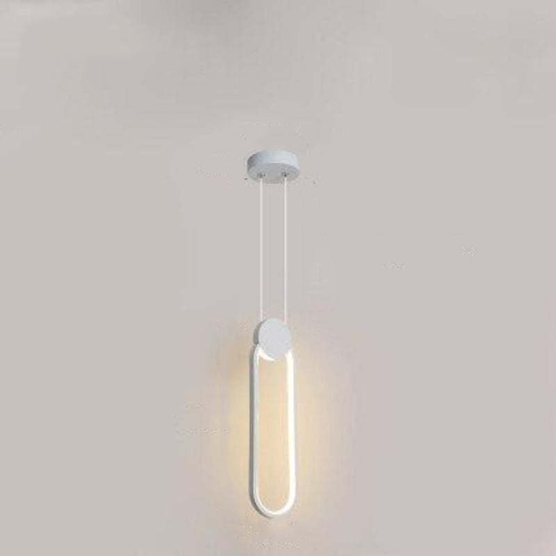 Kori Nowoczesna Lampa Wisząca LED Czarno/Biała do Salonu