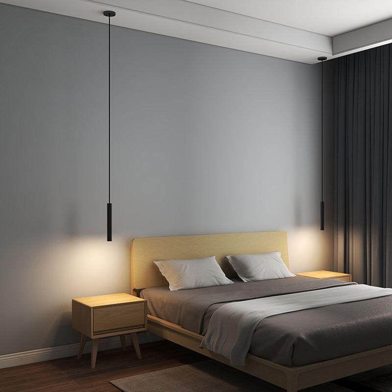Selvor Lampa Wisząca Minimalistyczna Liniowa Czarna