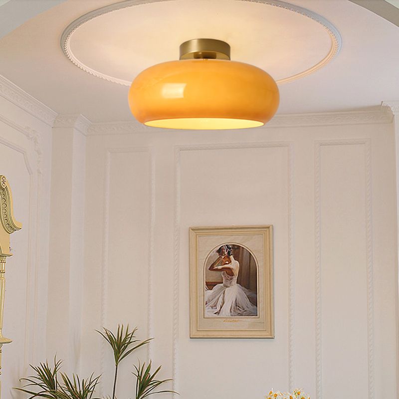 Lampa sufitowa Vensia szklany plafon