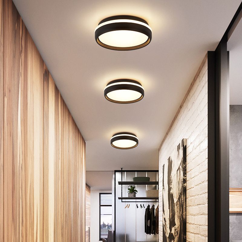 Lampa sufitowa Lenior Czarna Okrągła