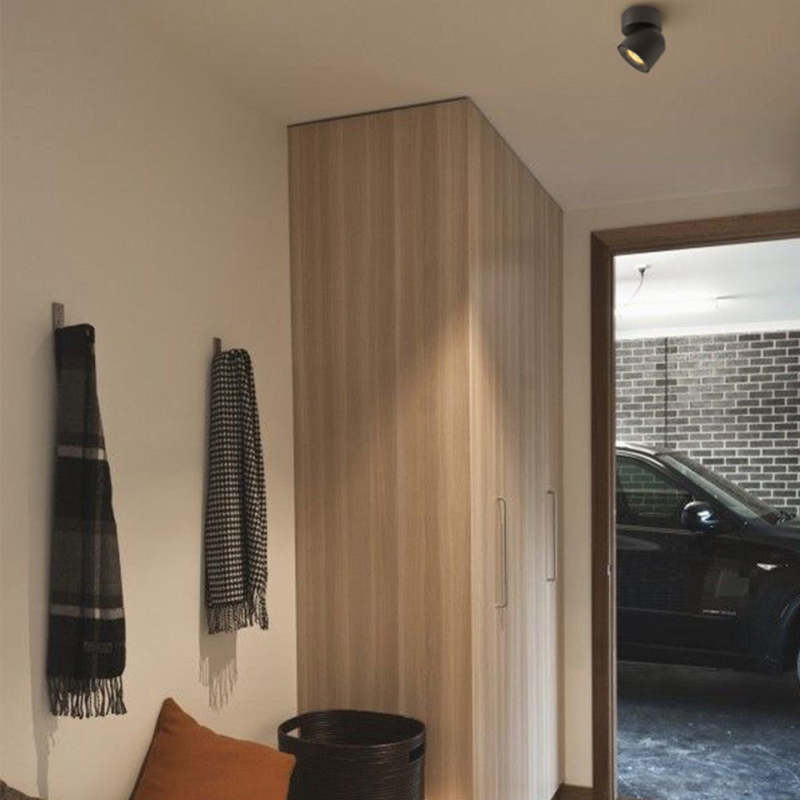 Lurix Spot Nowoczesna Lampa Sufitowa LED Natynkowa, Czarny/Biały