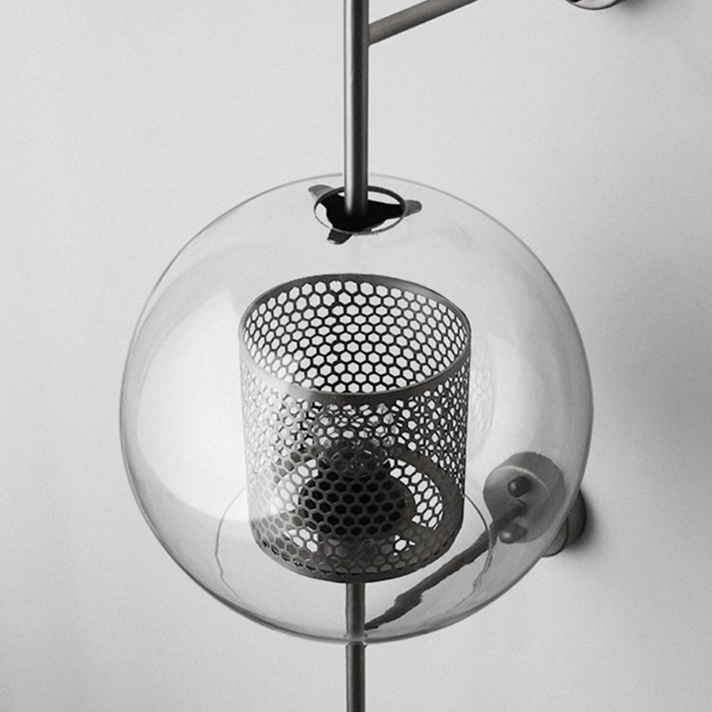 Seniq Industrialna Elegancka Szklana Lampa Ścienna