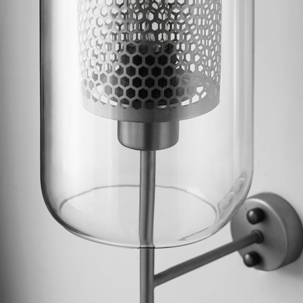 Seniq Industrialna Elegancka Szklana Lampa Ścienna